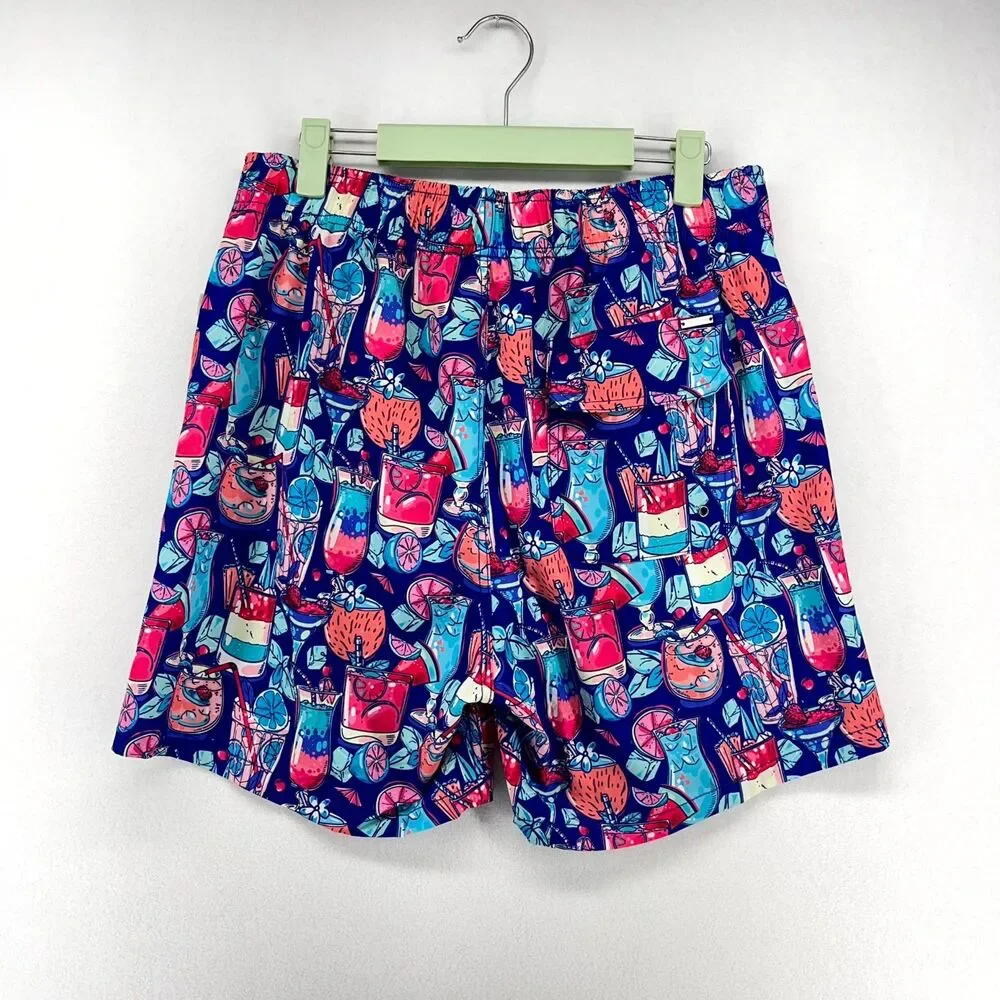 Vintage Summer‎ Premium Lined Swim Trunks Mens Size M